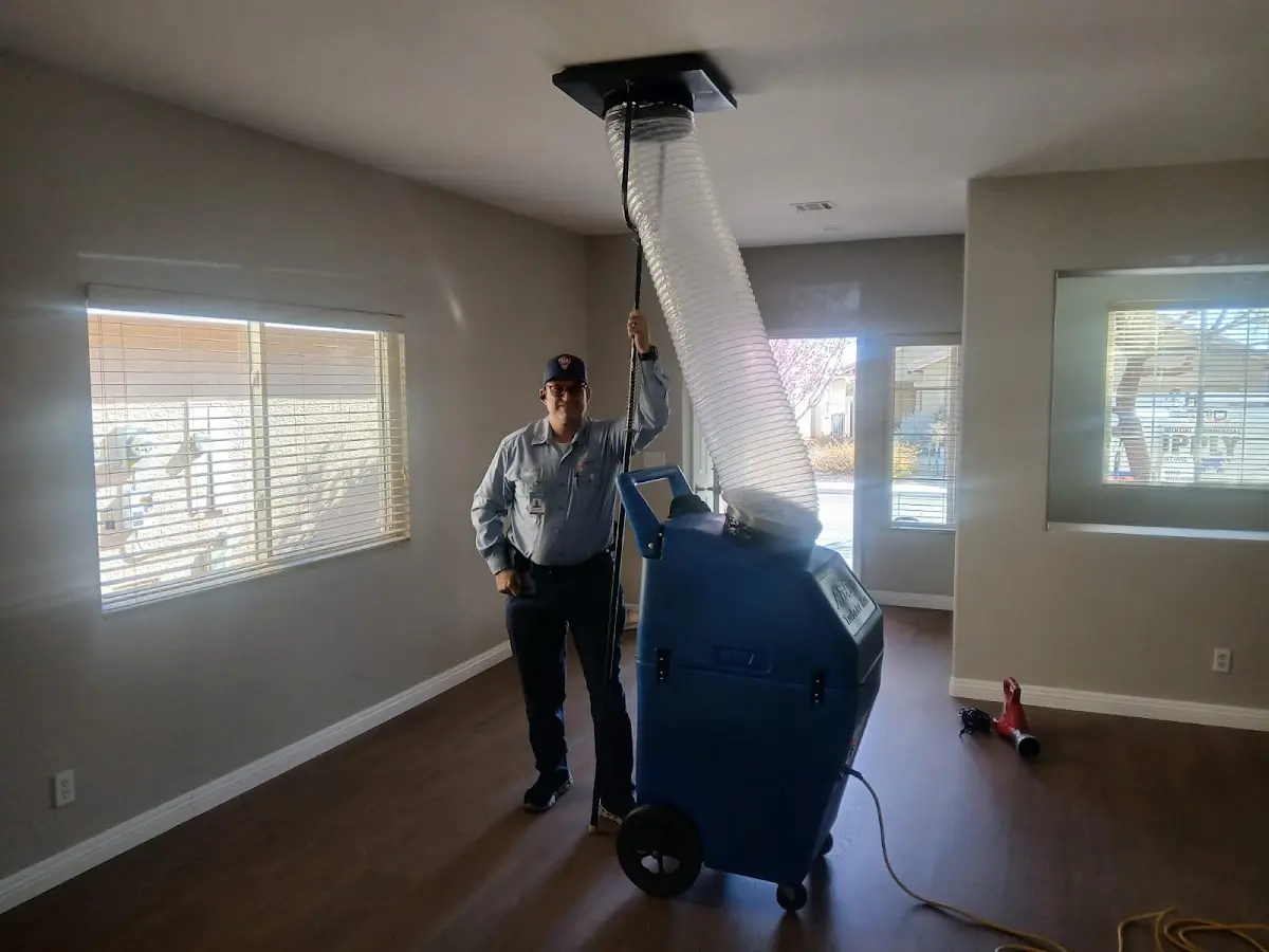 Professional Dryer Vent Cleaning work inside a West Donegal home